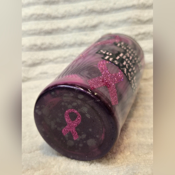 20oz cancer touched my boob so I kicked it's a** tumbler - Picture 6 of 7